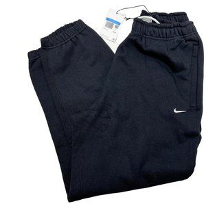 NEW MEN'S NIKE SOLO SWOOSH HEAVYWEIGHT FLEECE DRAWCORD SWEATPANTS SIZE Medium #C